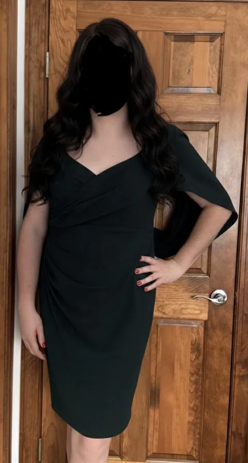 Bambi thrifted a new dress