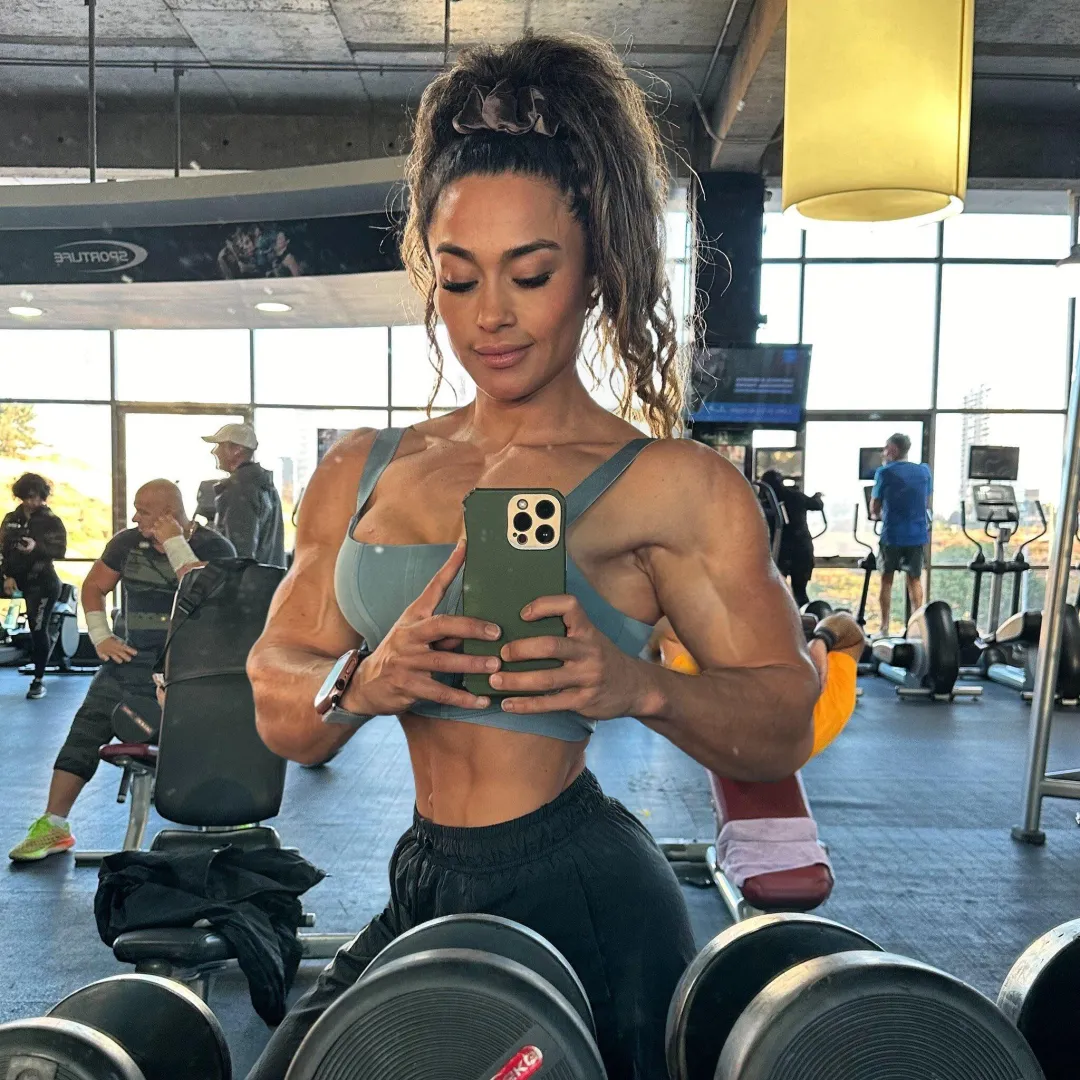 be a good boy and tell me which bicep you like more.