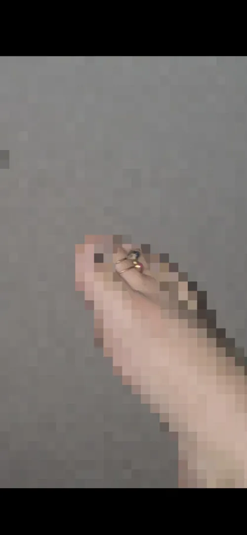 Be grateful for my denial loser Lucky for you i missed pixeling my toe ring