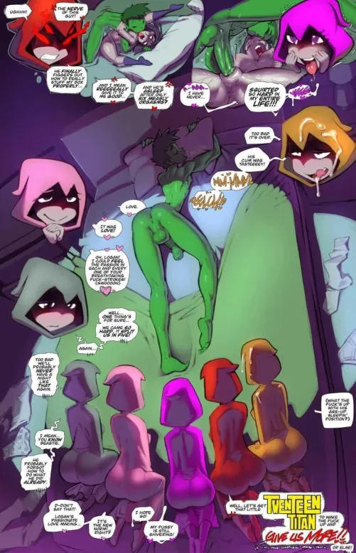 Beastboy satisfying all of Raven’s emotions (Fred Perry) [Teen Titans]