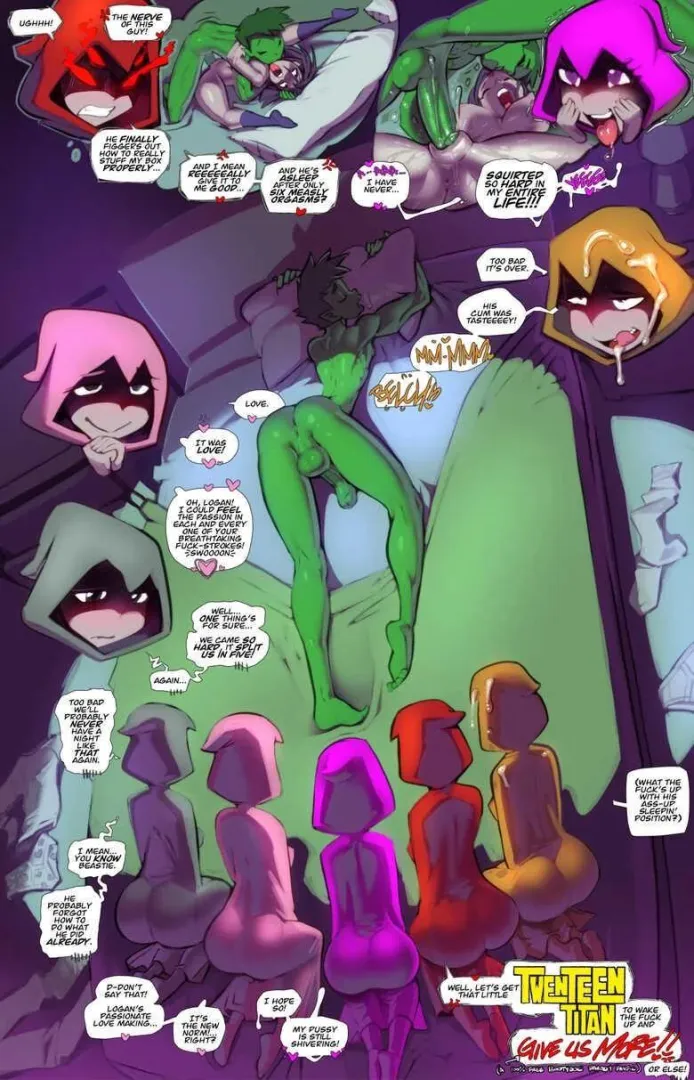 Beastboy satisfying all of Raven’s emotions (Fred Perry) [Teen Titans]