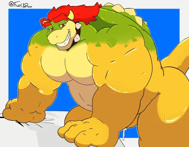 Bedtime with Bowser (By Me | @FullUpRear)