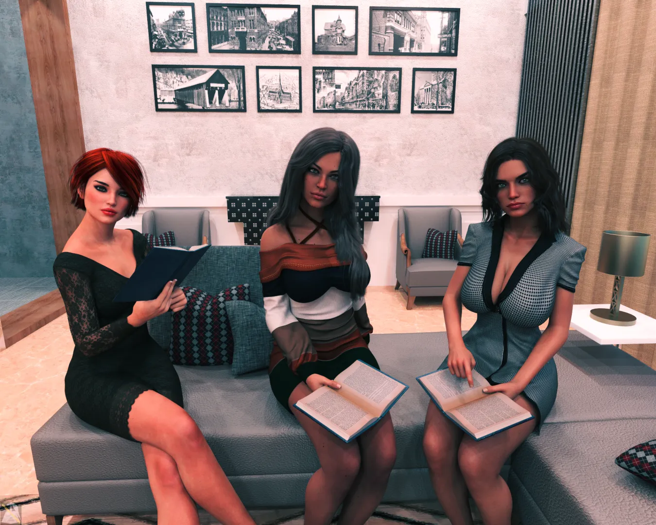 Bella's book club (Fan-art by me)