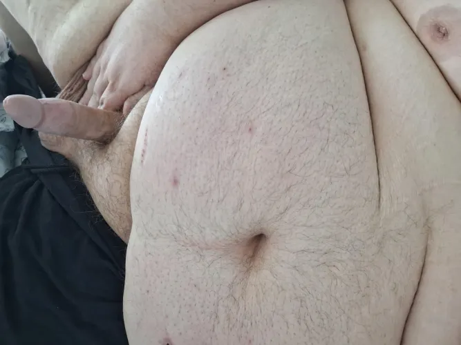Big belly and a big cock, can you name a better combo?