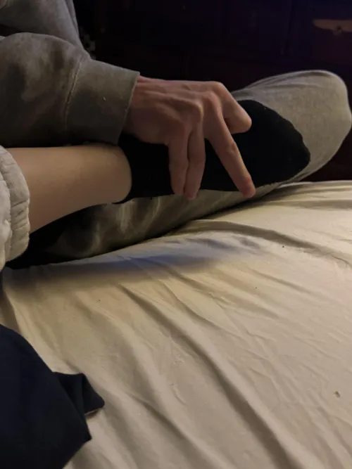 Biker couple, early 20’s creating custom content.