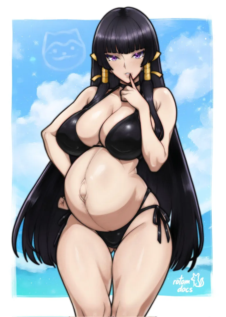 Bikini-framed Baby Bump (Nyotengu) [rotomdocs]