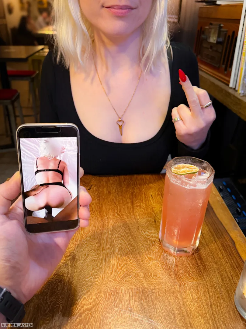 Black men get my pussy, white boys pay for my drinks.