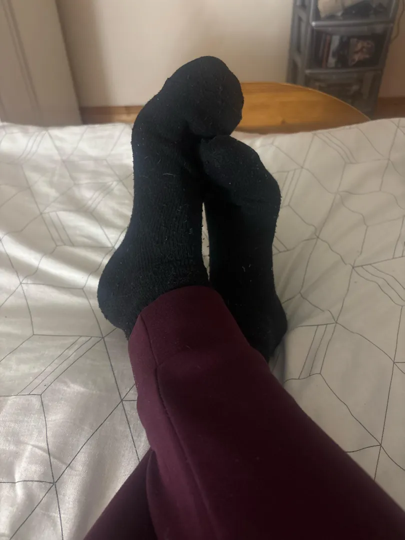Black socks today 