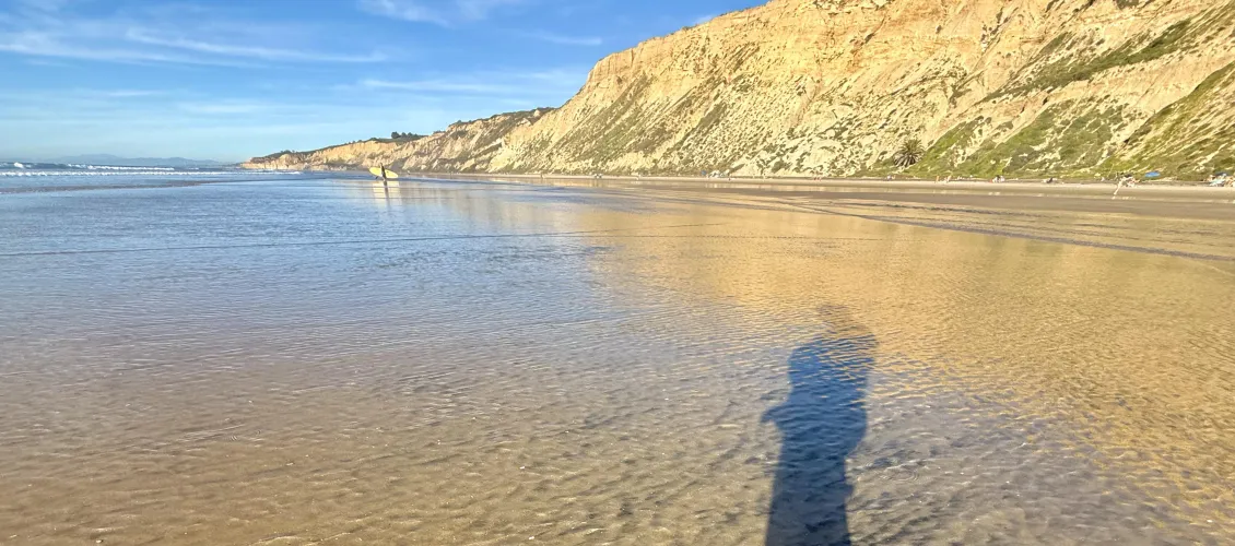 Black’s Beach is a winter wonderland