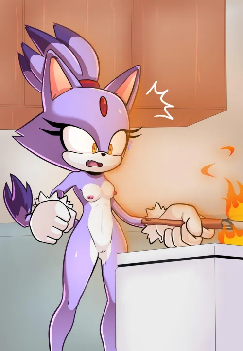 Blaze can't cook. (@no_xao_)
