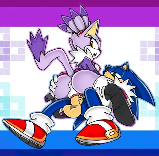 blaze the cat gets fucked by sonic