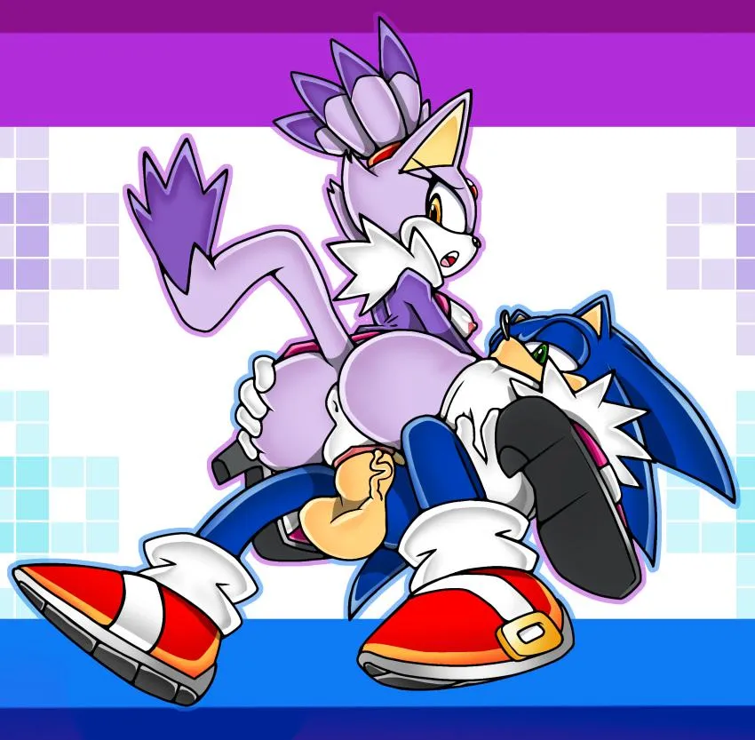 blaze the cat gets fucked by sonic