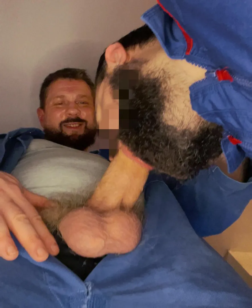 Blue Collar worker on their lunchbreak …