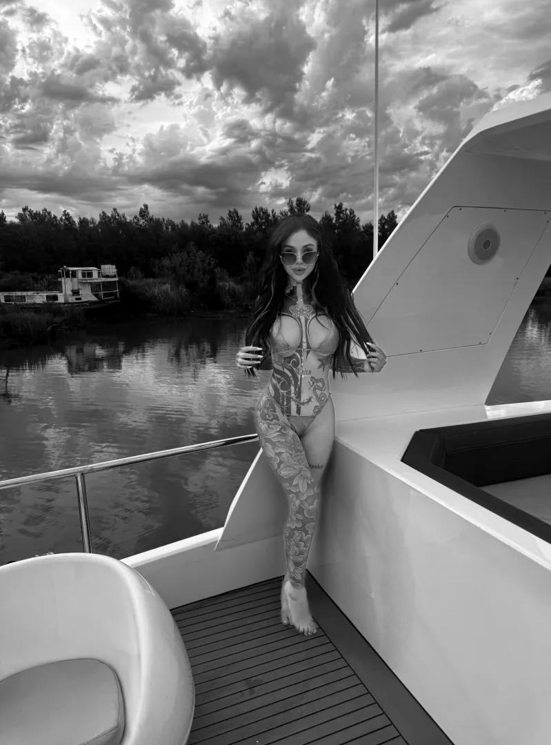 boat life looks better with tattoos