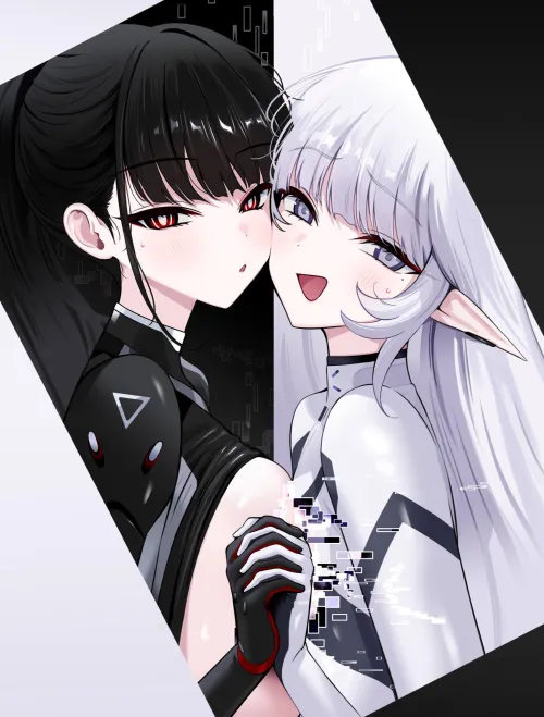 Bodysuit Rio and Himari (Asayuki) [Blue Archive]