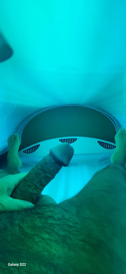 Bored in tanning bed