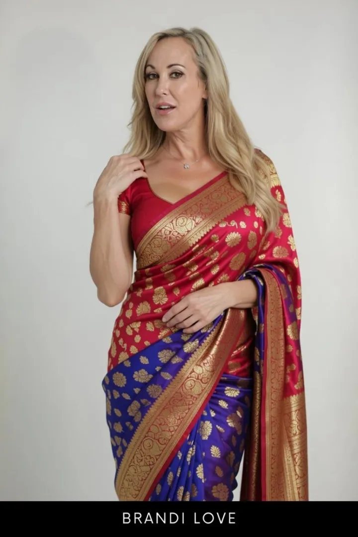 Brandi Love in Saree