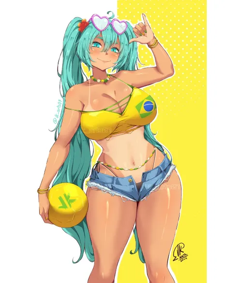 Brazilian Miku's beauty