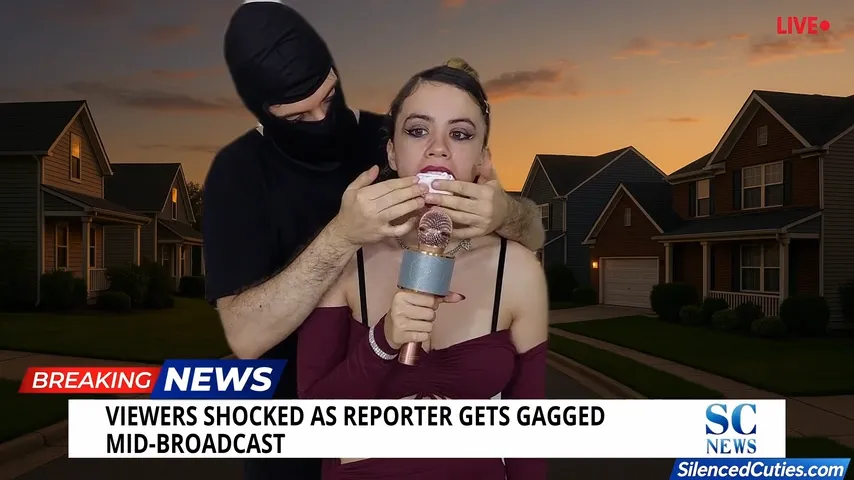 Breaking news: Our reporter gets gagged live on air