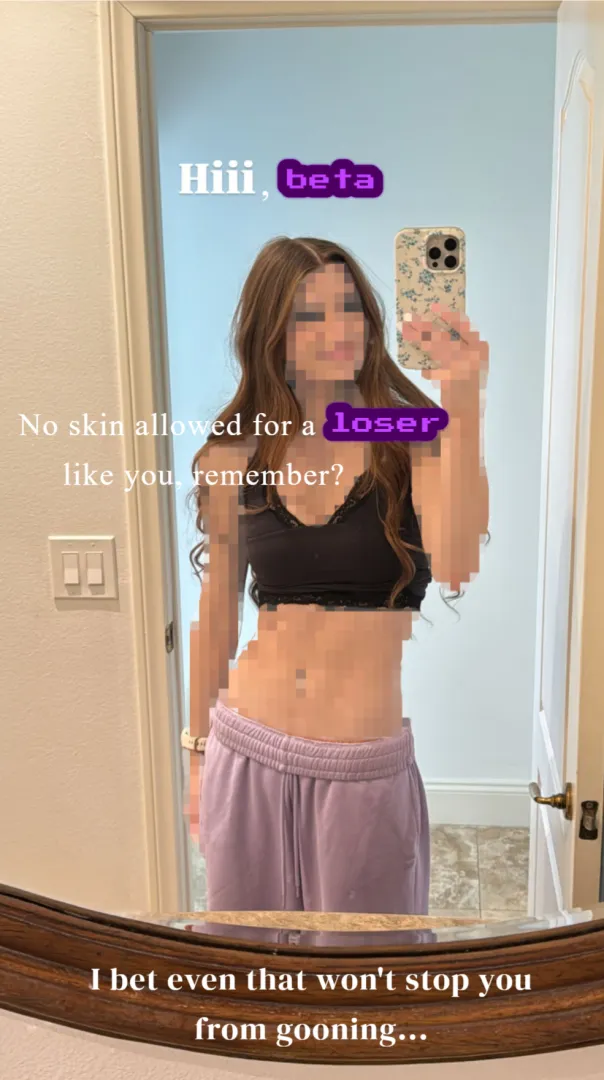 Brooke is way too good for you even in pixels.