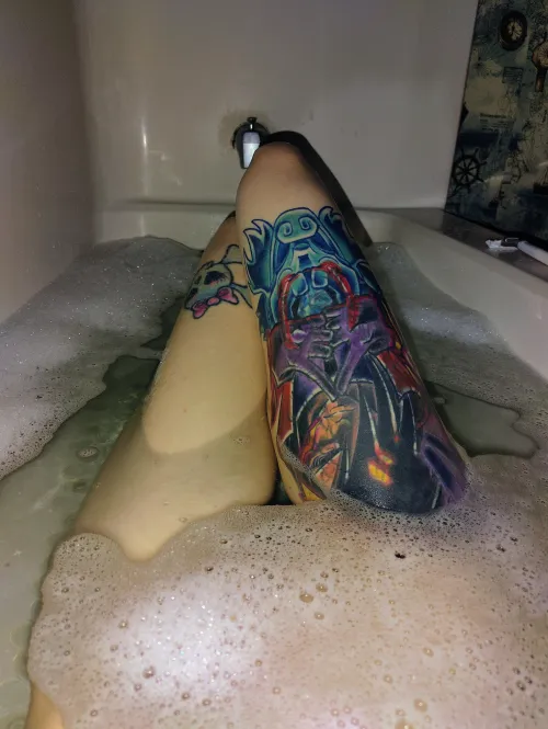 Bubble baths for the win!