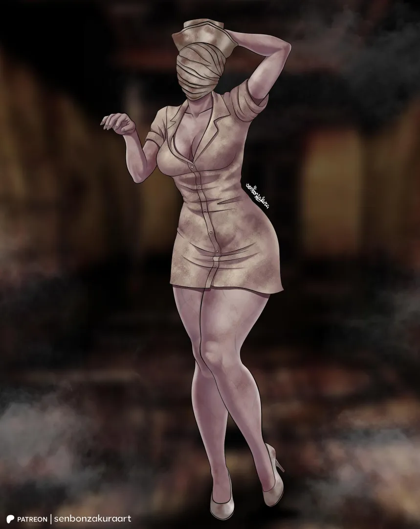 Bubble head nurse (SenbonzakuraArt) [Silent Hill]