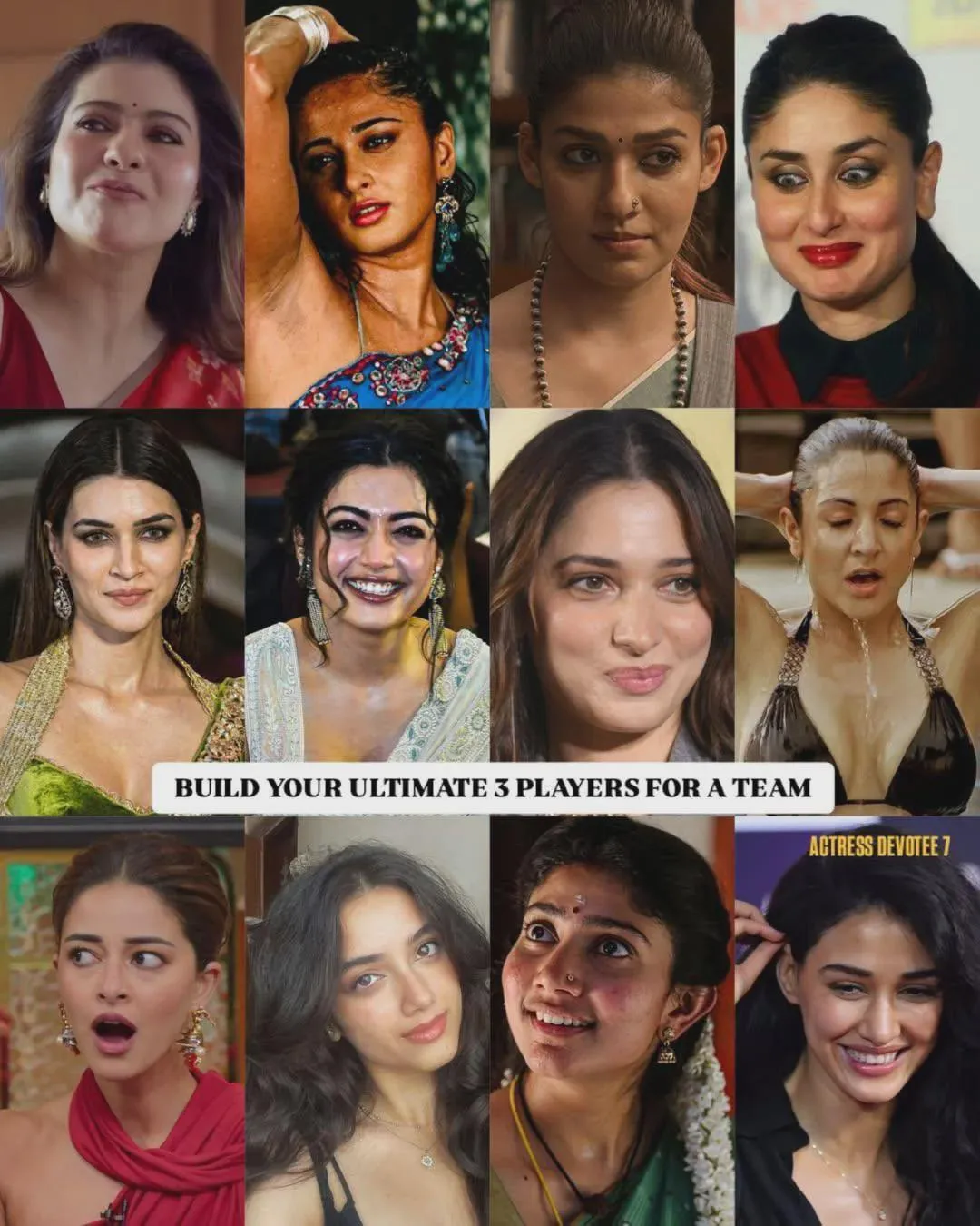 Build your team of 3 ❤️‍🔥🌶️