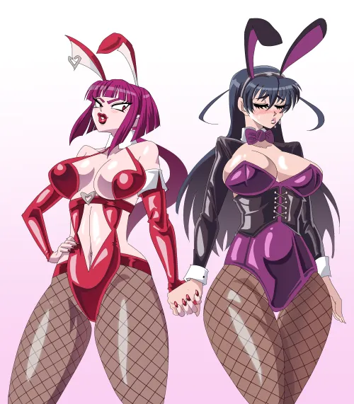Bunny Oboro and Asagi (OC)