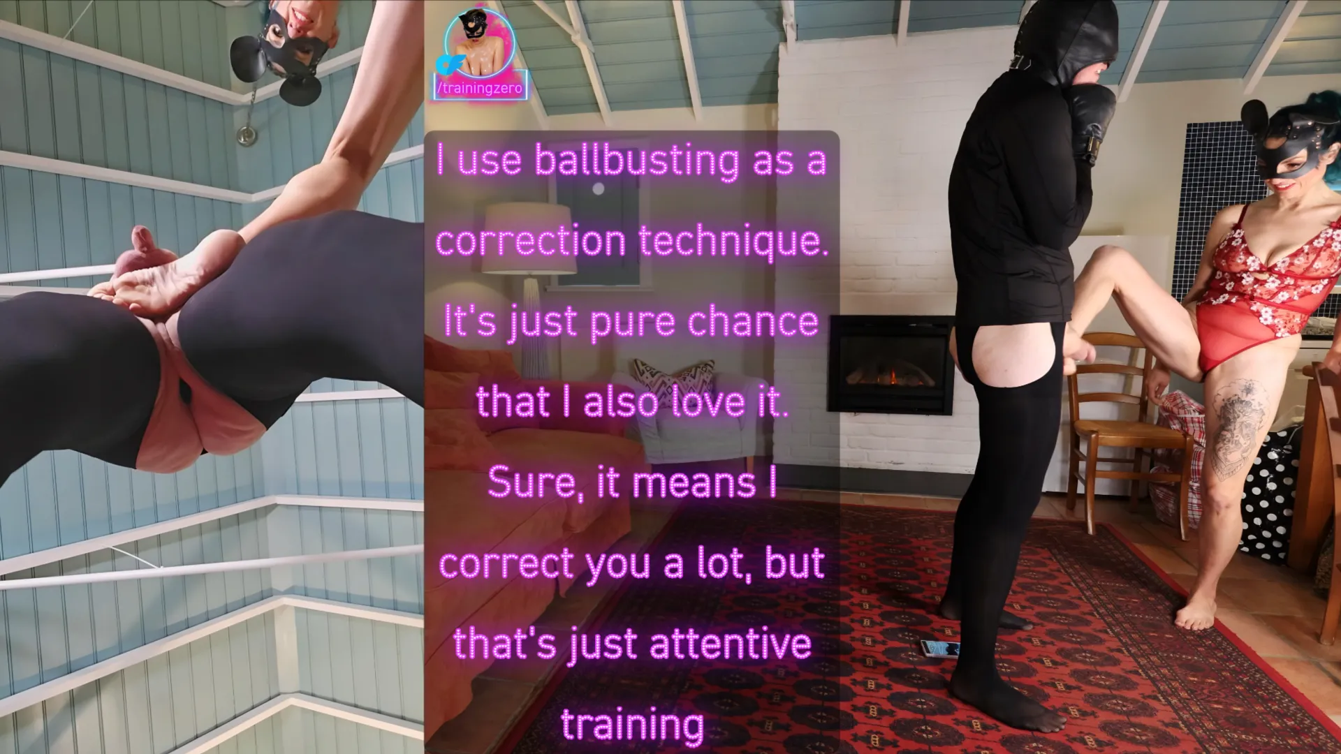 Busting your balls is a correction technique