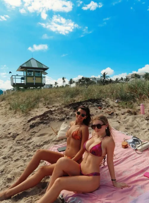 Busty beach