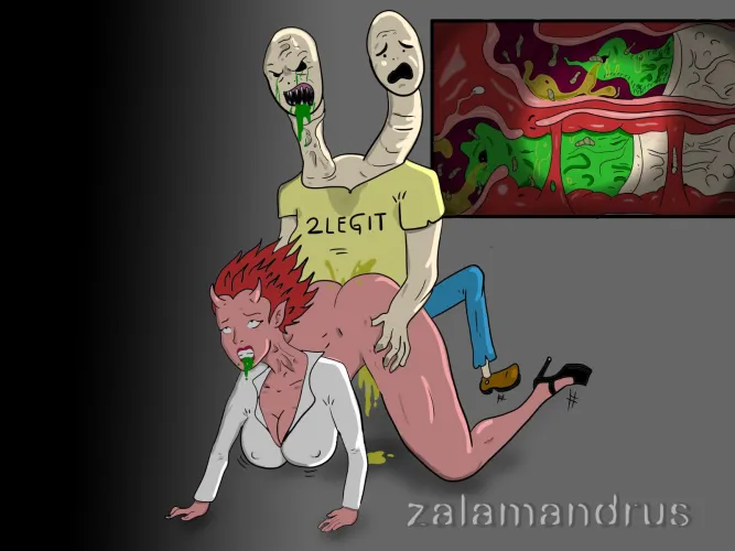 Callie Maggotbone found some maggots part1 by me (zalamandrus on x.com)