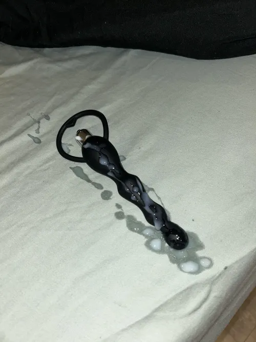 Came on mom her anal toy
