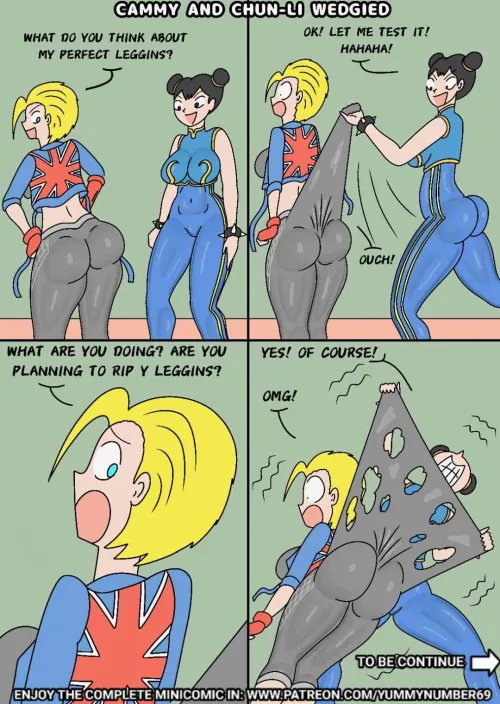 CAMMY AND CHUN-LI WEDGIED