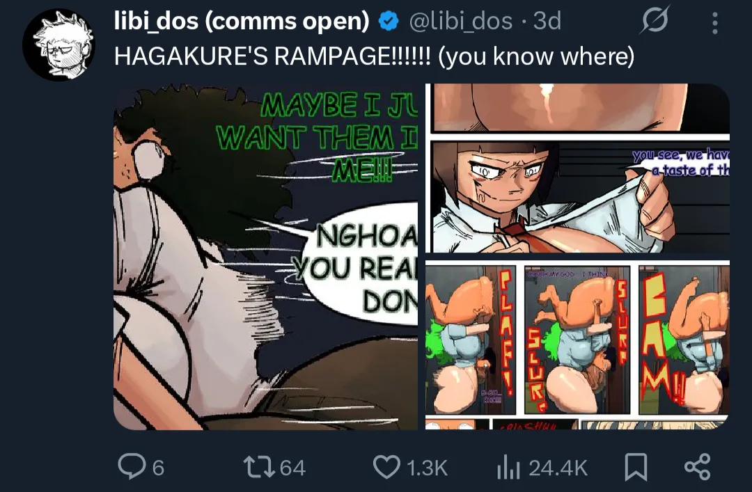 Can someone pleeease share the Hagakure comic by Libi Dos?