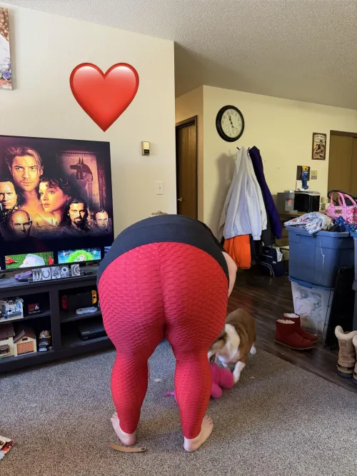 Can’t go wrong with tik tok leggings for Valentine’s Day