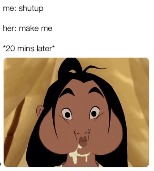 Can't talk with your mouth full