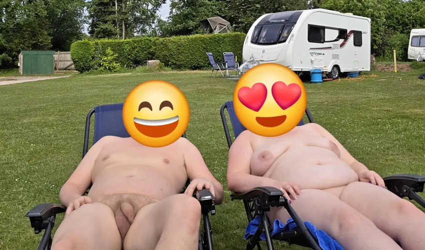 Can't wait for the camping site to open again 😊