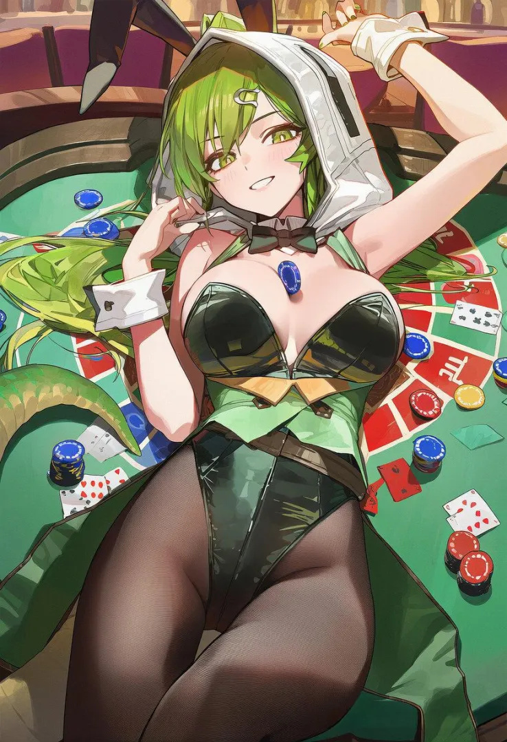 Casino Bunny Fluorite [Arknights]