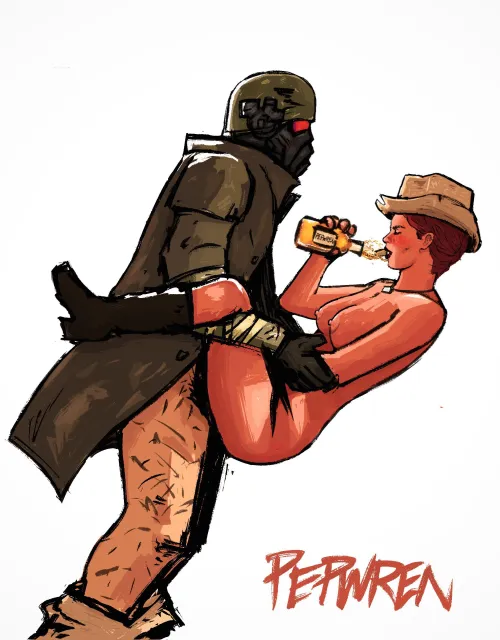 Cass & the Courier — Pepwren (me)