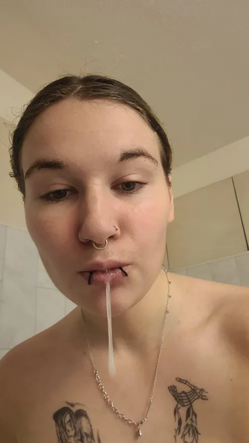 Catch my spit slut
