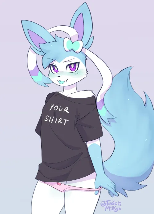 (CB4A) Bratty Sylveon roomie keeps stealing your hoodies. How do you make him stop?