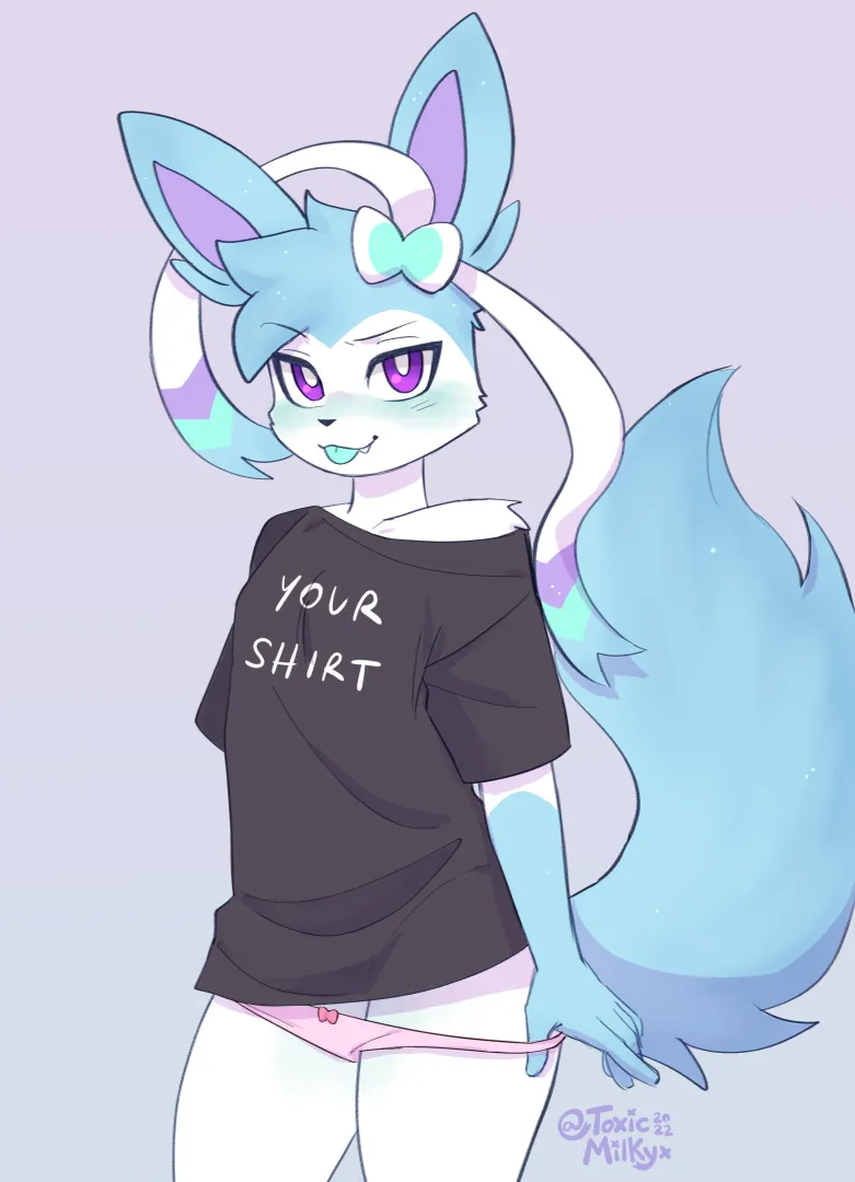 (CB4A) Bratty Sylveon roomie keeps stealing your hoodies. How do you make him stop?
