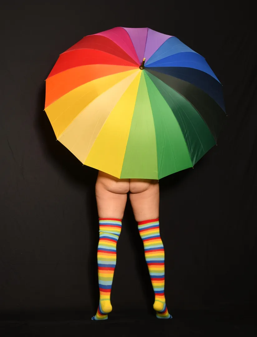 Celebrating the colors - Source: my personal collection, Graz/Austria, March 2026. Model: myself. Photographer: Thomas Adler. No filter, no AI