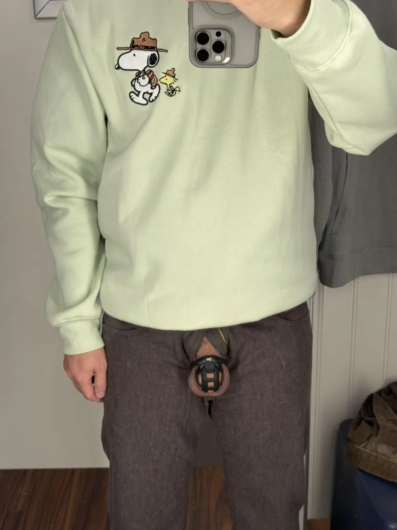 Chastity in the changing room