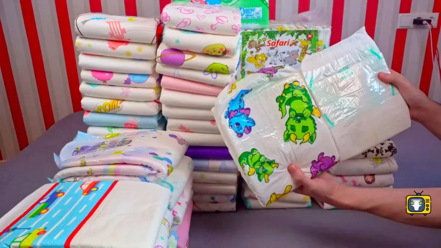 Choose one, or I'll diaper you into both at once! 