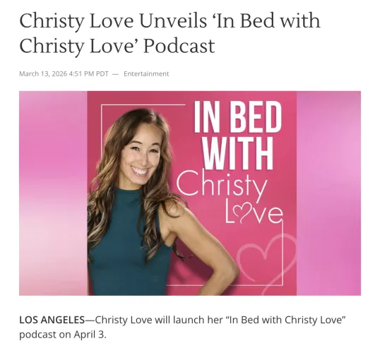 Christy Love Unveils ‘In Bed with Christy Love’ Podcast
