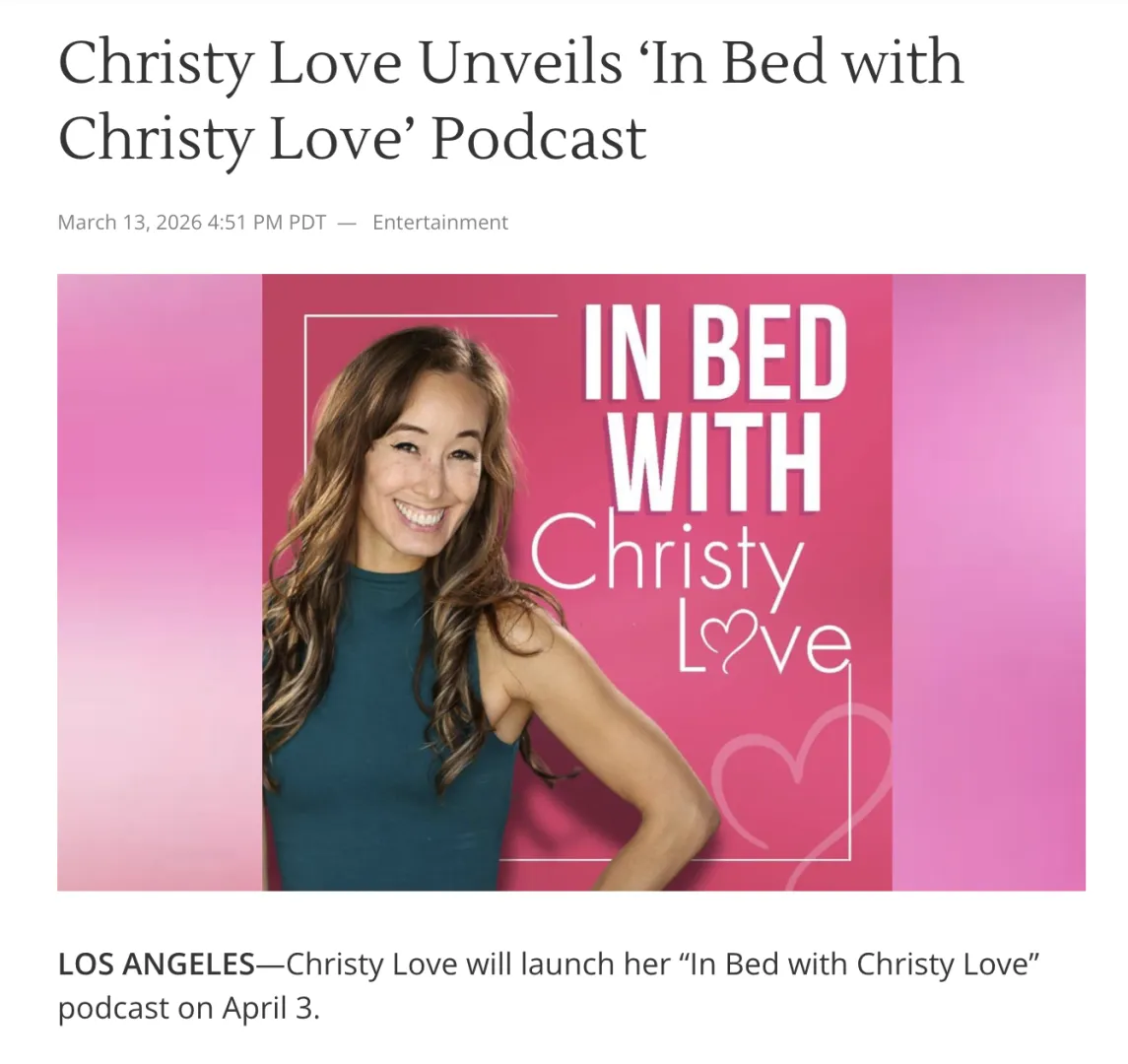 Christy Love Unveils ‘In Bed with Christy Love’ Podcast