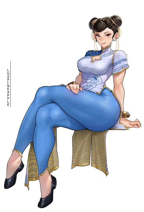 Chun Li art by Luxpineapple