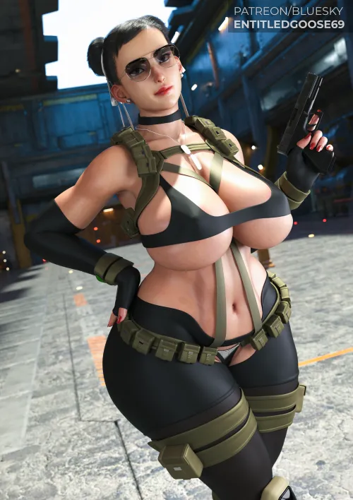 Chun Li Tactical Bikini (EntitledGoose)