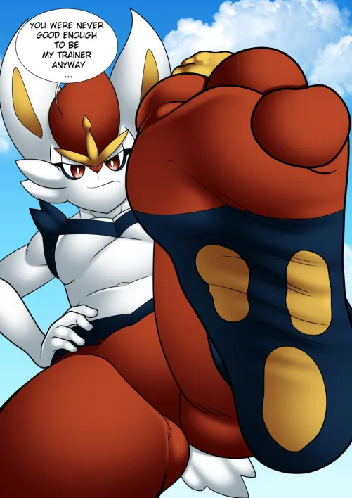 Cinderace Used Stomp! (Super Effective against low-level wannabe trainers!)